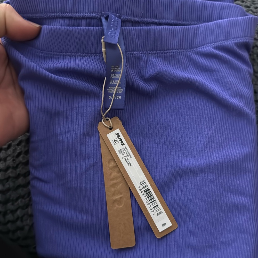 NWT SKIMS Soft Lounge Tanzanite Skirt, Small